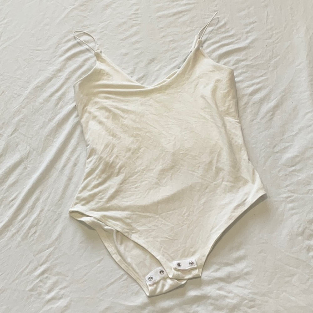 Elegant White Women's Bodysuit